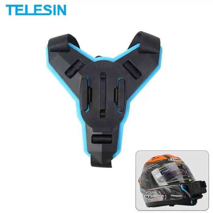 TELESIN GP-HBM-MT6 Motorcycle Helmet Strap Front Chin Mount